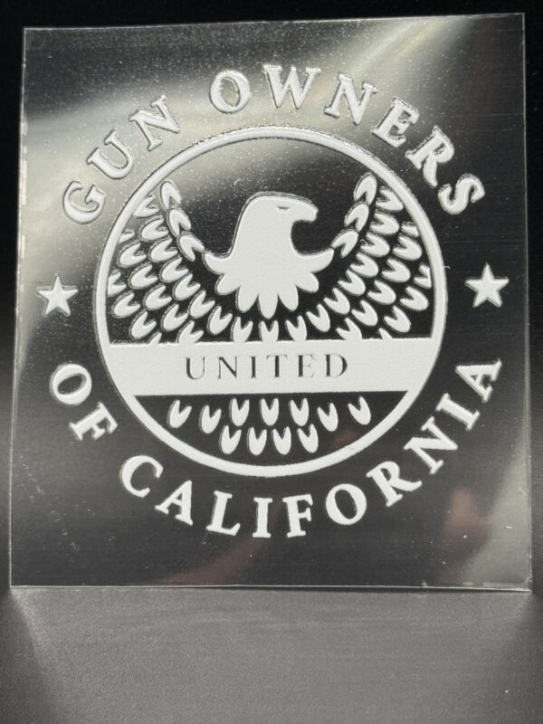 Gun Owners of California Decal Stickers - Image 3