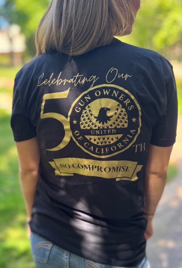 Gun Owners of California 50th Tee - Image 3